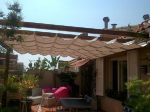 Pergolas con Toldo Terraza